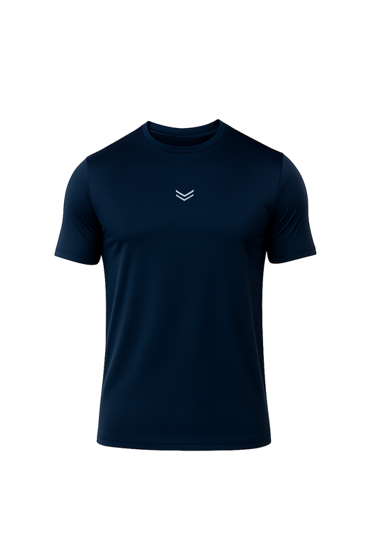 Men’s Navy Blue Athletic Dry Fit T-Shirt